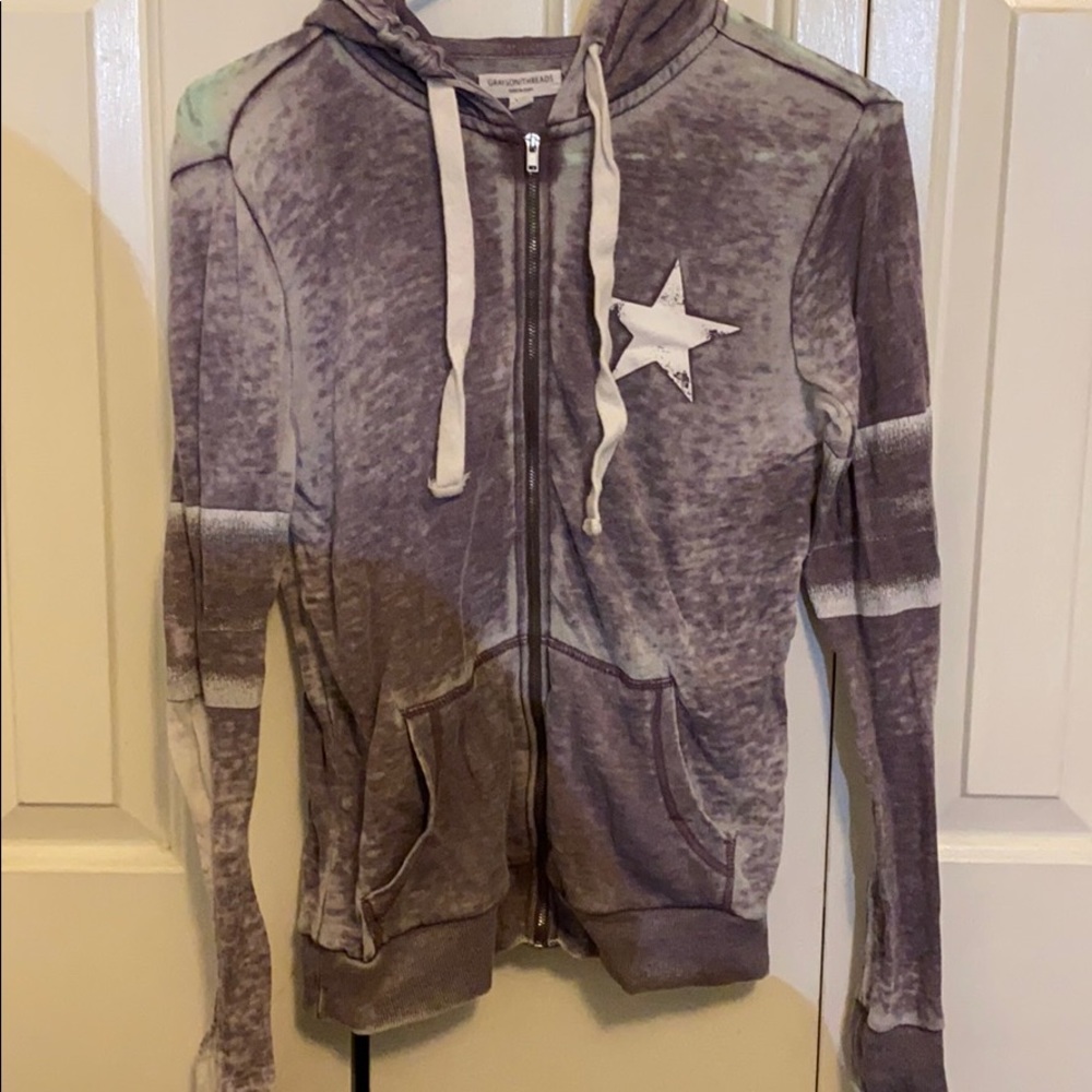 Purple Zip Up Jacket